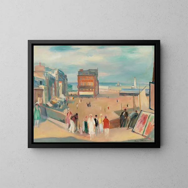 Le Tréport - Henri Ottmann — gerahmtes Bild an der Wand