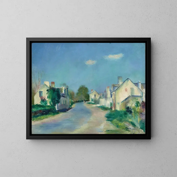 Die Rosen um Saumur herum - Henri Ottmann — gerahmtes Bild an der Wand