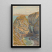 Felsen der Großen Ris-Bucht in Douarnenez - Henri Rivière — gerahmtes Bild an der Wand