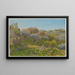 Bauernhöfe in Bormes - Henri Rivière — gerahmtes Bild an der Wand