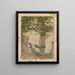 Paris Quai de Seine - Henri Rivière — gerahmtes Bild an der Wand
