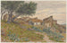 Alte Häuser in Bormes - Henri Rivière — Ansicht des Kunstwerks