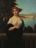 Junge Frau in einer Landschaft - Henri Rondel — Ansicht des Kunstwerks