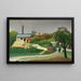 Scierie aux Environs de Paris - Henri Rousseau — quadro incorniciato alla parete