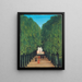 L'avenue du parc de Saint-Cloud - Henri Rousseau — quadro incorniciato alla parete