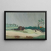 Ein regnerischer Morgen - Henri Rousseau — gerahmtes Bild an der Wand