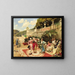 Die Gartenparty - Henri Victor Lesur — gerahmtes Bild an der Wand