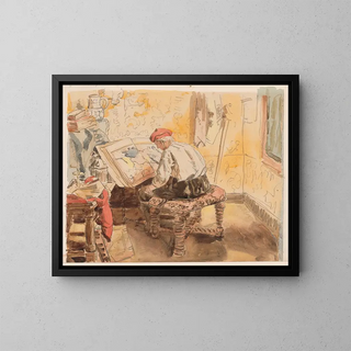 Henri de Braekeleer - The Geographer.webp