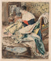 Frau näht - Henri de Braekeleer — Ansicht des Kunstwerks