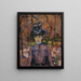 Portrait von Suzanne Valadon - Henri de Toulouse-Lautrec — gerahmtes Bild an der Wand