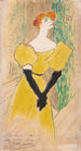 Yvette Guilbert - Henri de Toulouse-Lautrec — vista dell’opera
