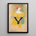Yvette Guilbert - Henri de Toulouse-Lautrec — quadro incorniciato alla parete