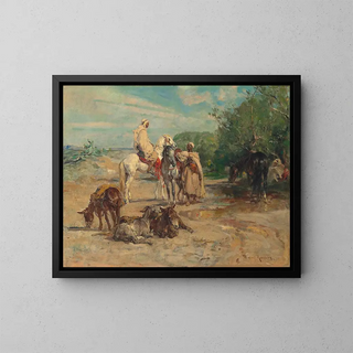 Henri milien Rousseau - Arabs on horseback.webp