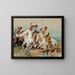 Preparation for Battle - Henri Émilien Rousseau — framed artwork on a wall