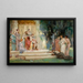 Schizzo per Psyché davanti al trono di Venere - Henrietta Rae — quadro incorniciato alla parete