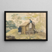 Construction of a playhouse for son Viktor - Henriette Odescalchi — framed artwork on a wall