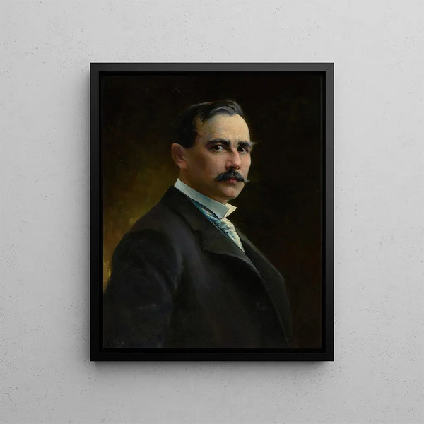 Henry August Schwabe - Portrait of Charles Schreyvogel.webp