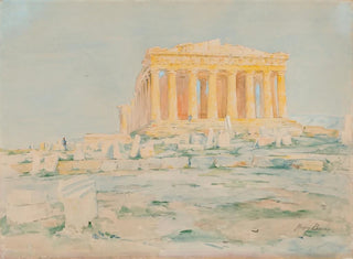Henry Bacon - The Parthenon West Faade.webp