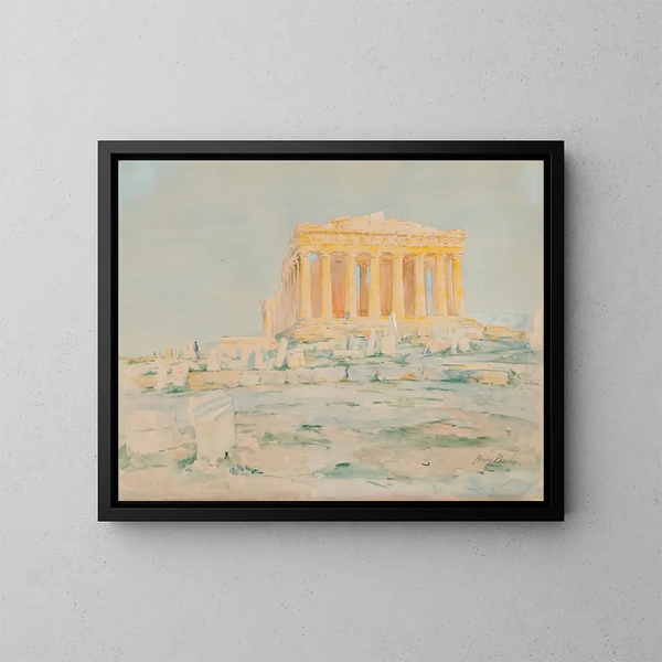 Facciata ovest del Partenone - Henry Bacon — quadro incorniciato alla parete