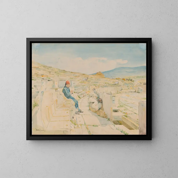 Teatro di Dioniso - Henry Bacon — quadro incorniciato alla parete