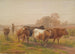 Kühe in der Landschaft - Henry Birtles — Ansicht des Kunstwerks