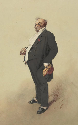 Henry Bonaventure Monnier - SelfPortrait as Monsieur Prudhomme.webp