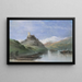 Château en Ruines sur les Rives du Rhin - Henry Bright — quadro incorniciato alla parete