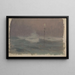 Croce e onda, Bretagna - Henry Brokman — quadro incorniciato alla parete
