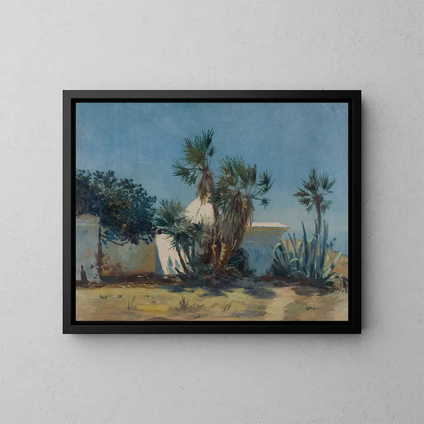 L'Oase - Henry Brokman — gerahmtes Bild an der Wand