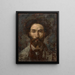 Autoritratto - Henry Cros — quadro incorniciato alla parete