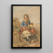 Jeune glaneuse - Henry Edington Hobson — quadro incorniciato alla parete