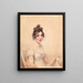 Lady Juliana Saint Aubyn - Henry Edridge — framed artwork on a wall