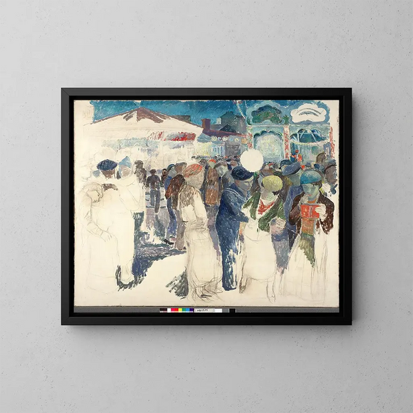 Tivoli - Henry Ericsson — gerahmtes Bild an der Wand