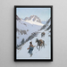 Eine erfolgreiche Jagd - Henry Farny — gerahmtes Bild an der Wand
