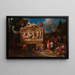 Fantastisches Landschaftsgemälde mit Saint Charles Borromée - Henry Ferguson — gerahmtes Bild an der Wand