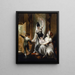 Eine Mutter mit ihrer Familie auf dem Land - Henry Fuseli — gerahmtes Bild an der Wand