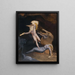 Perseo in partenza dalla grotta delle Gorgoni - Henry Fuseli — quadro incorniciato alla parete