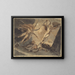 Satan beginnt mit dem Kontakt des Speers von Ithuriel - Henry Fuseli — gerahmtes Bild an der Wand