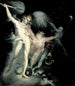 Satan e la morte con l'intervento del peccato - Henry Fuseli — vista dell’opera