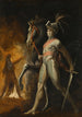 Das Treffen von Sir Hon de Bordeaux und Scherasmin in der Höhle des Libanon vom Oberon von Wieland - Henry Fuseli — Ansicht des Kunstwerks