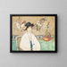 Der schwarze Hut von Mademoiselle Dorothy Hart - Henry Golden Dearth — gerahmtes Bild an der Wand