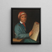 Sequoyah Painting - Henry Inman — framed artwork on a wall