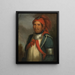 Tenskwatawa - Henry Inman — framed artwork on a wall