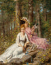 Ein beliebtes Sommer-Hobby - Henry Joseph Thouron — Ansicht des Kunstwerks