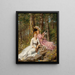 Ein beliebtes Sommer-Hobby - Henry Joseph Thouron — gerahmtes Bild an der Wand