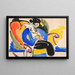 Calligraphie 2 Donna su Sedia - Henry Lyman Saen — quadro incorniciato alla parete