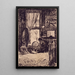 Figuren vor dem Fenster - Henry Lyman Saen — gerahmtes Bild an der Wand