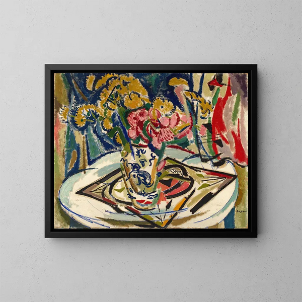 Blumen - Henry Lyman Saen — gerahmtes Bild an der Wand
