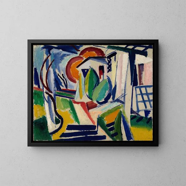 Fugue - Henry Lyman Saen — gerahmtes Bild an der Wand