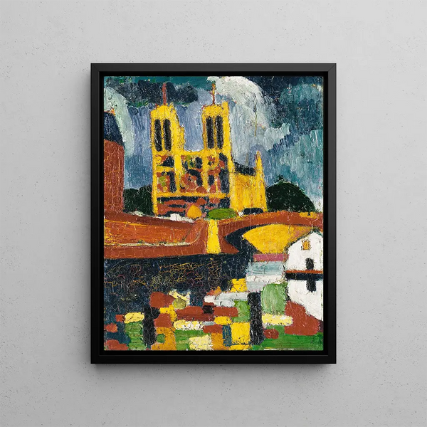 Notre Dame - Henry Lyman Saen — gerahmtes Bild an der Wand